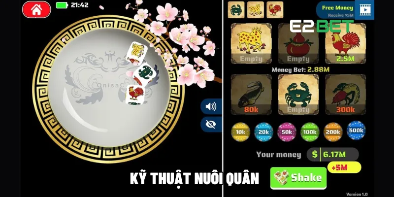 Mẹo Chơi Bầu Cua Online: Chiến Thuật Vàng Cho Người Chơi Mới Tại E2BET 4 Kỹ thuật nuôi quân